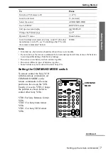 Preview for 7 page of Sony SLV-SF99EN Operating Instructions Manual