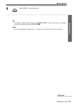 Preview for 23 page of Sony SLV-SF99EN Operating Instructions Manual