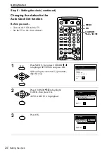 Preview for 24 page of Sony SLV-SF99EN Operating Instructions Manual