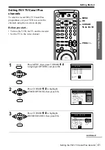 Preview for 41 page of Sony SLV-SF99EN Operating Instructions Manual