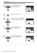 Preview for 42 page of Sony SLV-SF99EN Operating Instructions Manual