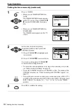 Preview for 58 page of Sony SLV-SF99EN Operating Instructions Manual