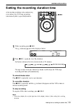 Preview for 63 page of Sony SLV-SF99EN Operating Instructions Manual