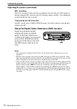 Preview for 70 page of Sony SLV-SF99EN Operating Instructions Manual