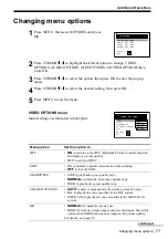 Preview for 71 page of Sony SLV-SF99EN Operating Instructions Manual