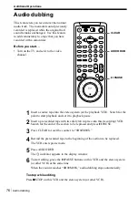 Preview for 76 page of Sony SLV-SF99EN Operating Instructions Manual