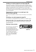 Preview for 79 page of Sony SLV-SF99EN Operating Instructions Manual