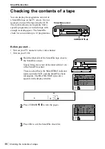 Preview for 86 page of Sony SLV-SF99EN Operating Instructions Manual