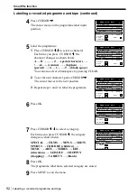 Preview for 92 page of Sony SLV-SF99EN Operating Instructions Manual