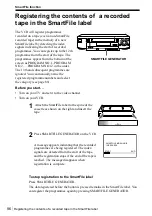 Preview for 96 page of Sony SLV-SF99EN Operating Instructions Manual