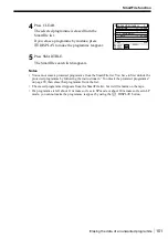 Preview for 101 page of Sony SLV-SF99EN Operating Instructions Manual