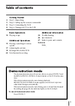 Preview for 3 page of Sony SLV-SP100R Operating Instructions Manual