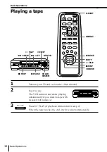 Предварительный просмотр 10 страницы Sony SLV-SP100R Operating Instructions Manual