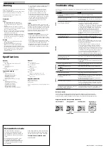 Preview for 4 page of Sony SLV-SP70R Operating Instructions