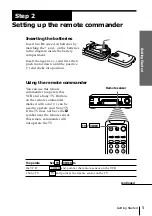 Preview for 5 page of Sony SLV-SX40EG Operating Instructions Manual