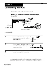 Preview for 8 page of Sony SLV-SX40EG Operating Instructions Manual