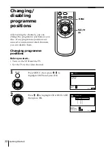 Preview for 22 page of Sony SLV-SX40EG Operating Instructions Manual