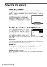 Preview for 44 page of Sony SLV-SX40EG Operating Instructions Manual