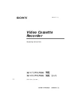 Sony SLV-X717ME Operating Instructions Manual preview