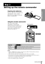 Предварительный просмотр 5 страницы Sony SLV-X815ME Operating Instructions Manual