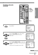 Предварительный просмотр 15 страницы Sony SLV-X815ME Operating Instructions Manual