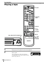 Предварительный просмотр 18 страницы Sony SLV-X815ME Operating Instructions Manual