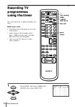 Предварительный просмотр 24 страницы Sony SLV-X815ME Operating Instructions Manual