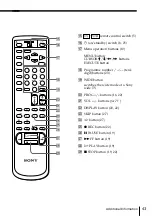 Предварительный просмотр 43 страницы Sony SLV-X815ME Operating Instructions Manual