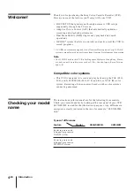 Preview for 3 page of Sony SLV-X821MK2 Instruction & Operation Manual