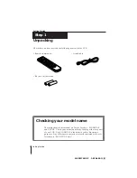 Preview for 4 page of Sony SLV-X827AS Operating Instructions Manual