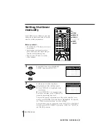 Preview for 38 page of Sony SLV-X837AS Operating Instructions Manual