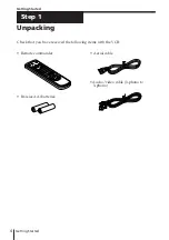 Preview for 4 page of Sony SLV-X847ML Operating Instructions Manual