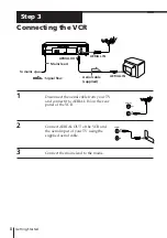 Preview for 8 page of Sony SLV-X847ML Operating Instructions Manual