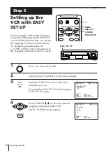 Preview for 14 page of Sony SLV-X847ML Operating Instructions Manual