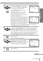 Preview for 15 page of Sony SLV-X847ML Operating Instructions Manual