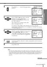 Preview for 21 page of Sony SLV-X847ML Operating Instructions Manual