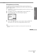 Preview for 23 page of Sony SLV-X847ML Operating Instructions Manual