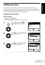 Preview for 43 page of Sony SLV-X9D Operating Instructions Manual