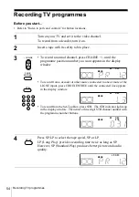 Preview for 54 page of Sony SLV-X9D Operating Instructions Manual