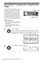 Preview for 58 page of Sony SLV-X9D Operating Instructions Manual