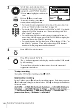 Preview for 68 page of Sony SLV-X9D Operating Instructions Manual