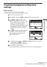 Preview for 75 page of Sony SLV-X9D Operating Instructions Manual