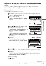 Preview for 83 page of Sony SLV-X9D Operating Instructions Manual