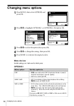 Preview for 90 page of Sony SLV-X9D Operating Instructions Manual