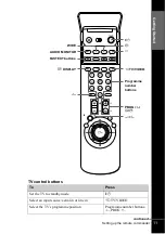 Preview for 11 page of Sony SLV-X9G Operating Instructions Manual