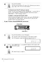 Preview for 22 page of Sony SLV-X9G Operating Instructions Manual