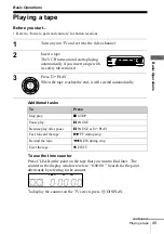 Preview for 45 page of Sony SLV-X9G Operating Instructions Manual