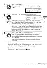 Preview for 53 page of Sony SLV-X9G Operating Instructions Manual