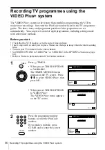 Preview for 56 page of Sony SLV-X9G Operating Instructions Manual