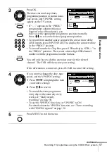 Preview for 57 page of Sony SLV-X9G Operating Instructions Manual